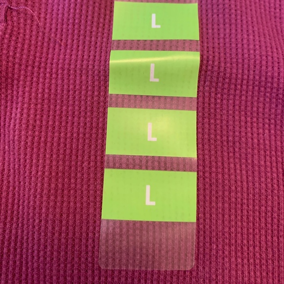 Eddie Bauer Purple Thermal Henley Top in Large - Picture 4 of 11